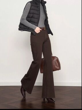 Women's Black Flare Jeans - Classic High Waist